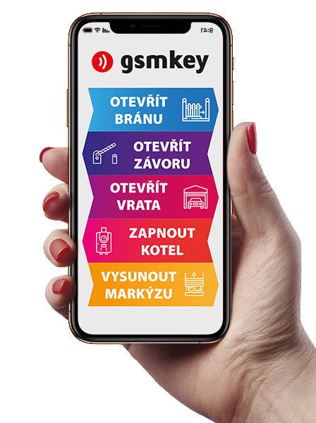 GSM KEY - Váš chytrý ovladač